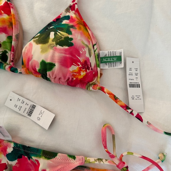 Floral j.crew Bikini Set - Picture 3 of 5